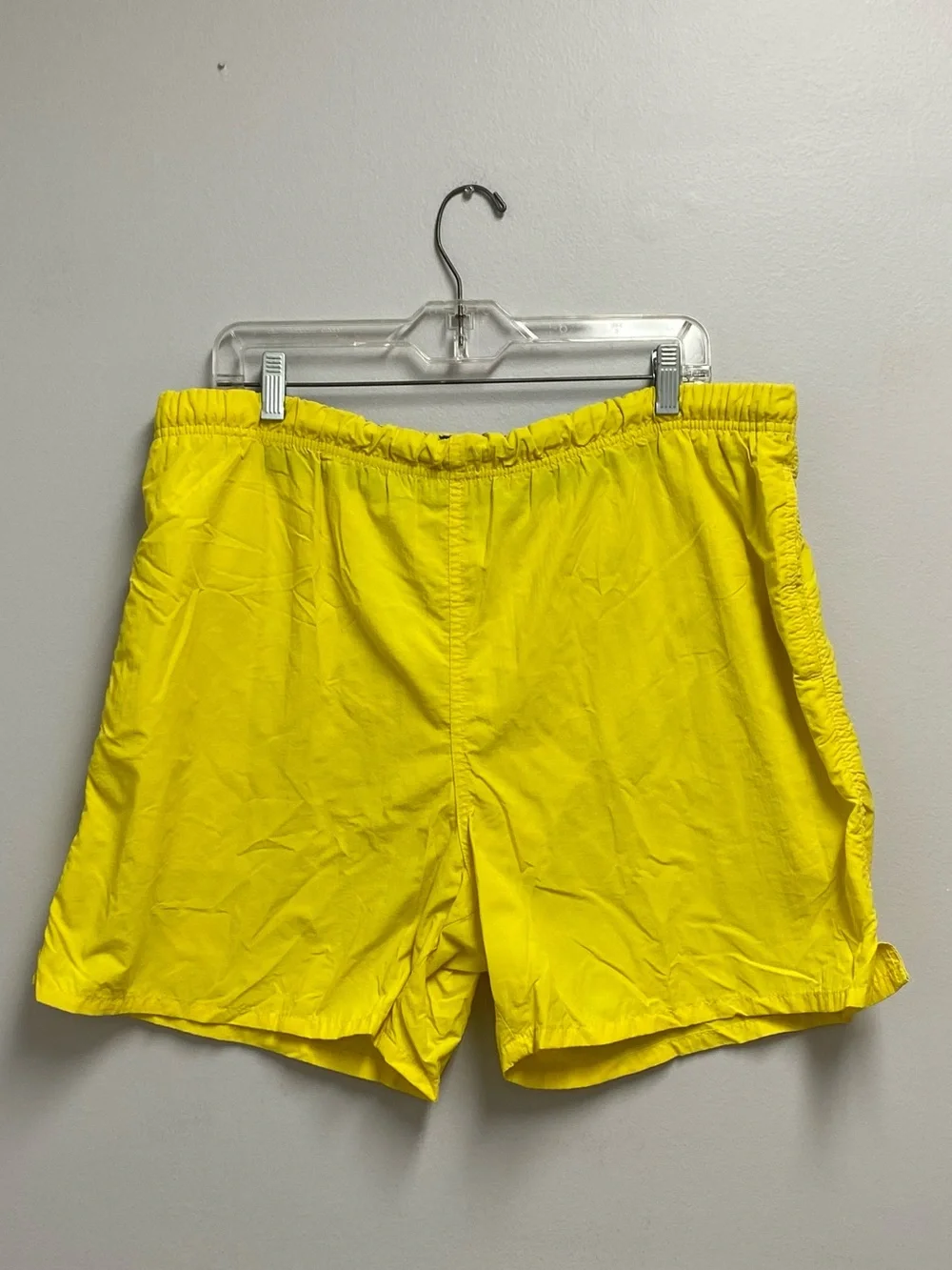 Men's Lands End Swim Shorts - Yellow size large